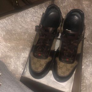 Gucci men’s sneakers brown size 9